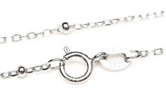 �V���o�[925 �A�Y�L�`�F�[��(�{�[���t��) 45cm�`�F�[�� �l�b�N���X _KZ156