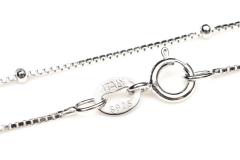 �V���o�[925 �x�l�`�A���`�F�[��(�{�[������) 45cm�`�F�[�� �l�b�N���X _KZ161