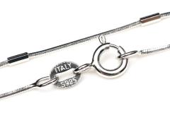 �V���o�[925 �x�l�`�A���`�F�[��(�f�U�C������) 45cm�`�F�[�� �l�b�N���X _KZ162