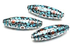 �V���o�[925 �^�[�R�C�Y��������@35-36x11.5mm�@���V�� �r�[�Y 1���� ����y�l�R�|�X���������z_PR3447-2