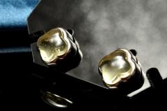 �V���o�[925����Ύ� ���r�A���O���X�@7-8x7-8mm�@�N���[�o�[ �s�A�X ���^�E�d���^_PRG2429