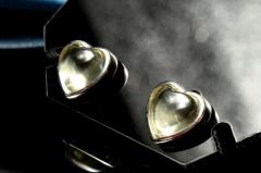 �V���o�[925����Ύ� ���r�A���O���X�@7x7mm�@�n�[�g �s�A�X ���^�E�d���^_PRG2430