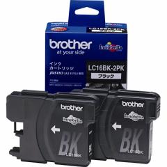 Brother LC16BK-2PK ubN [CNJ[gbW e 2] [J[