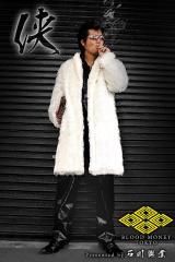 (美品) ブラッドマネートウキョウ ロング ファーコート Amazon | [ブラッドマネートーキョー] 13037白 ファーコート XL ヤクザ