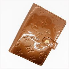 美品　ルイヴィトン　ヴェルニベージュ手帳カバー 楽天市場】LOUIS VUITTON ルイ ヴィトン モノグラムヴェルニ