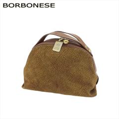 美品redwall ボルボネーゼハンドバッグ BORBONESE ボルボネーゼ ハンドバッグ ボストンバッグ