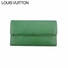 ルイ ヴィトン 長財布 三つ折り長財布 ポルトトレゾールインターナショナル エピ レディース メンズ 中古