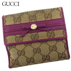 ✨未使用展示品・箱付き✨　GUCCI ミニ財布　キャンバス　シマ　GG アビー t19671.jpg