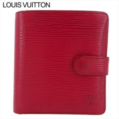 ルイヴィトン　エピ　ポルトビエコンパクト　二つ折り財布　レッド LOUIS VUITTON/ルイ・ヴィトン】 ポルト モネ ビエ カルト