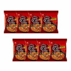 農心 炒め(ポクム)辛ラーメンX8袋 韓国ラーメン インスタントラーメン 辛らーめん 汁なし 辛い 乾麺 焼きそば