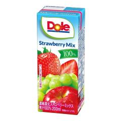 ����󃁃O�~���N Dole �X�g���x���[�~�b�N�X 200ml�y6�Z�b�g�z