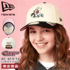 ���i���r���[��+5%�b�j���[�G�� �p���[�p�t �K�[���Y �L���b�v �X�q NEW ERA RC 9FIFTY Curved Visor THE POWERPUFF GIRLS 14743495