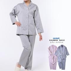 �y���������z GUNZE KAIMIN NAVI ���f�B�[�X �M�U�R�b�g�� �T�e�� �p�W���} �������p���c �y���{���z �R�b�g��100�� �O���[ �����i�r �J