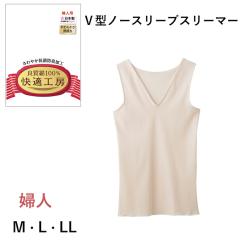 GUNZE ���K�H�[ �w�l V�^�m�[�X���[�u�X���[�}�[ �ǎ���100�� M�EL�ELL�y���{���z�O���[ 01-KQ5054[M�� 1/1]