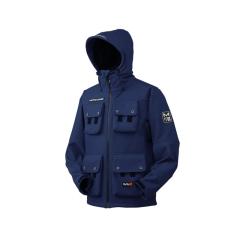 mazume(マズメ) mzウインドカットジャケット ダブルトーン ブラック×カモ MZFW-755 (防寒着 防寒ジャケット 釣り) mazume(マズメ) mzウインドカットジャケット ダブルトーン ブラック