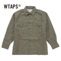 WTAPS �_�u���^�b�v�X ���[�e�B���e�B�V���c 221BRDT-SHM01 LS �V���c �R�b�g�� wtps0009