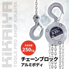 ���^ �`�F�[���u���b�N �A���~�`�F�[���u���b�N 250kg �y�� �~�j �蓮�� �`�F���u���b�N �z�C�X�g�N���[�� KIKAIYA