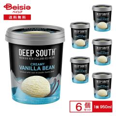 イワタニフーズ DEEP SOUTH バニラ 950ml×6 | アイスクリーム アイス