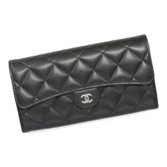 �V���l�� ���z ���f�B�[�X CHANEL  �N���V�b�N AP0241 Y01588 C3906 �u���b�N �V���o�[���� �����z