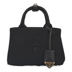 �v���_ �o�b�O ���f�B�[�X PRADA �W�����f�B�j�G�[�� �R�b�g���L�����o�X �~�j�n���h�o�b�O 1BA038 2CYA F0002 NERO �u���b�N �g�[�g�o�b