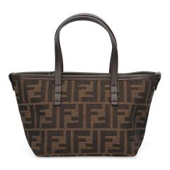�t�F���f�B �o�b�O ���f�B�[�X FENDI ���[���~�j 8BS096 AFPM F1GL7 �u���E�� �n���h�o�b�O �g�[�g�o�b�O �~�j�o�b�O