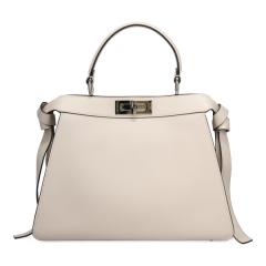 �t�F���f�B �o�b�O ���f�B�[�X FENDI �s�[�J�u�[ ISEEU �~�f�B�A�� 8BN321 ANSD F0KMH �z���C�g �n���h�o�b�O