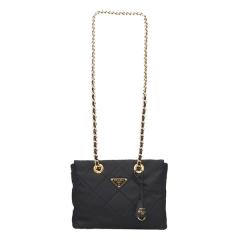 �v���_ �o�b�O ���f�B�[�X PRADA ���G�f�V���� 1995 �`�F�[�� ���i�C���� �X���[���g�[�g�o�b�O 1BG468 2AOS F0002 NERO �u���b�N