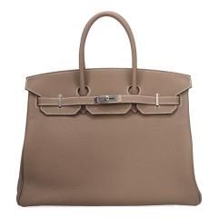 �G�����X �o�[�L�� 35cm HERMES �g�S �G�g�D�[�v �V���o�[���� 100135 K���� �n���h�o�b�O �V�i