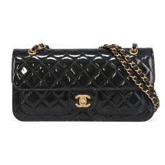 �V���l�� �o�b�O ���f�B�[�X CHANEL �t���b�v�o�b�O AS5694 B21434 94305 �u���b�N �S�[���h���� �V�����_�[�o�b�O