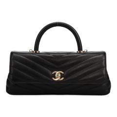 �V���l�� �o�b�O ���f�B�[�X CHANEL �R�R�n���h�� �}�L�V�g�b�v�n���h���t���b�v�o�b�O AS6091 B23330 94305 �u���b�N �S�[���h���� �n��