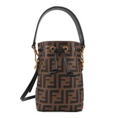 �t�F���f�B �o�b�O ���f�B�[�X FENDI �����g���]�[�� 8BS010 A659 F13VK �u���E�� �n���h�o�b�O �~�j�o�b�O �V�����_�[�o�b�O