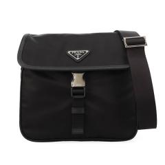 �v���_ �o�b�O �����Y PRADA ���i�C���� �T�t�B�A�[�m���U�[ �V�����_�[�o�b�O 2VD077 2DMH F0002 �u���b�N �΂ߊ|��