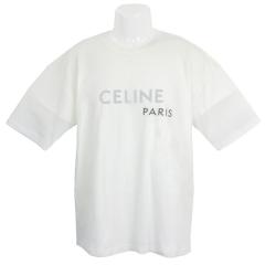 �Z���[�k T�V���c �����Y CELINE �_�u�����C���[T�V���c �t�@�C���R�b�g���W���[�W�[ RX0DT0F17 01OB �I�t�z���C�g �u���b�N M�T�C�Y