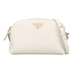 �v���_ �o�b�O ���f�B�[�X PRADA ���U�[�~�j�o�b�O 1NF062 2DKV F0009 BIANCO �z���C�g �V�����_�[�o�b�O �|�V�F�b�g