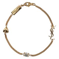 �T�����[���� �u���X���b�g ���f�B�[�X SAINT LAURENT �J�T���h�� �n�[�h�`���[���u���X���b�g 701950 Y1526 9137 �S�[���h �T�C�YM