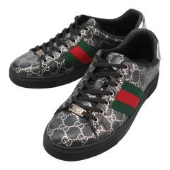 �O�b�` �X�j�[�J�[ �����Y GUCCI �G�[�X 864587 FAFX6 8645 �u���b�N+�V���o�[ �T�C�Y8.5 27.5cm����