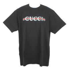 �O�b�` T�V���c �����Y GUCCI �R�b�g���W���[�W�[ �v�����gT�V���c 788093 XJGL6 1082 �u���b�N M�T�C�Y