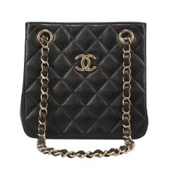 �V���l�� �o�b�O ���f�B�[�X CHANEL �~�j�V���b�s���O�o�b�O AS3176 Y33352 94305 �u���b�N �S�[���h���� �V�i