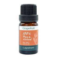 Lapature 100% PURE & NATURAL エッセンシャルオイル 10ml グレープフルーツ(Grapefruit) 精油 アロマオイル