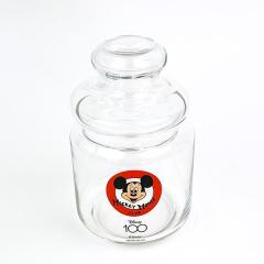 ディズニー100周年 ガラスキャニスター ミッキーレトロポップ Disney