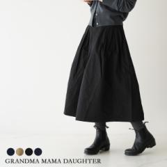 グランマママドーター GRANDMA MAMA DAUGHTER プリーツ チノロングスカート gk001 gk530013