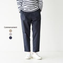 コメンスメント Commencement ワンタック テーパード パンツ 1Tac tapered pants イージーパンツ レディース C-190 送料無料