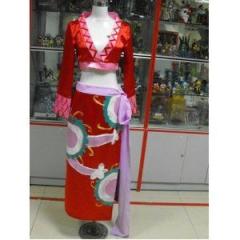 DK1850 ONE PIECE ワンピース　ボア・ハンコック　コスチューム、コスプレ　　コスプレ衣装　　完全オーダメイドも対応可能 DK228 ONE PIECE☆ボア・ ハンコック ・コスプレ衣装・完全オーダー