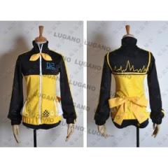 DK1009 VOCALOID☆初音ミク☆ 歌姫計画 鏡音リン 風 コスプレ衣装 新品