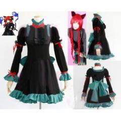 DK1733 高品質コスプレ衣装 東方Project◆ 東方地霊殿◆火焔猫 燐 　衣装+ウィッグ◆コスチューム、コスプレ DK1733 高品質コスプレ衣装 東方Project◇ 東方地霊殿◇火焔猫 燐 衣装