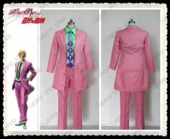 ジョジョの奇妙な冒険　吉良 吉影（きら よしかげ）ピンクバージョン　風 コスプレ衣装 完全オーダーメイドも対応可能 ジョジョの奇妙な冒険 吉良 吉影（きら よしかげ）ピンクバージョン 風