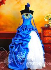 Fate/zero 　Fate/stay night・セイバー（Saber）　10週年 風 ドレス 　コスプレ衣装 完全オーダーメイドも対応可能 208532823_1.jpg