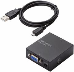 ELECOM AbvXLRo[^[ 3.5 VGA to HDMI HDMI1.3 USBOd\ 