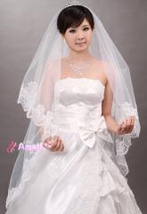 エマリーエ EMarie ダブルリボンケープカラー Aライン ウェディング