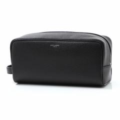 [] T[ SAINT LAURENT |[` Y GROOMING CASE IN GRAIN DE POUDRE EMBOSSED LEATHER